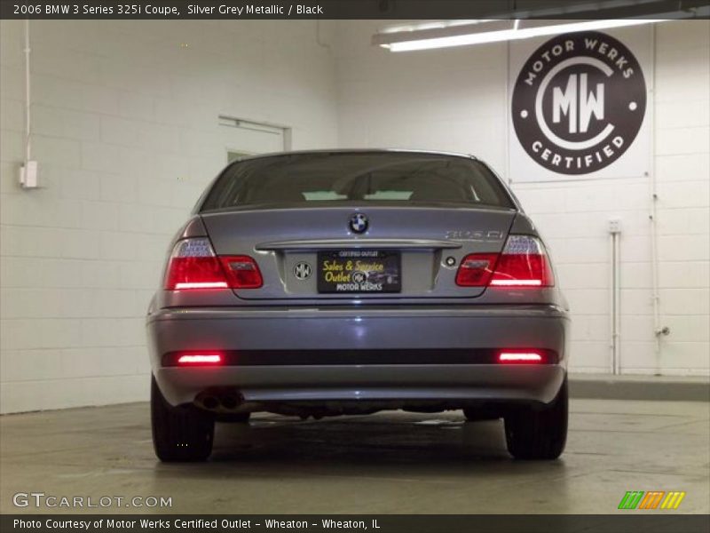 Silver Grey Metallic / Black 2006 BMW 3 Series 325i Coupe