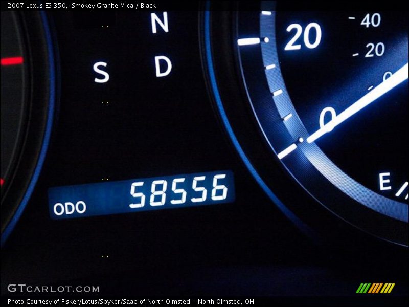 Smokey Granite Mica / Black 2007 Lexus ES 350