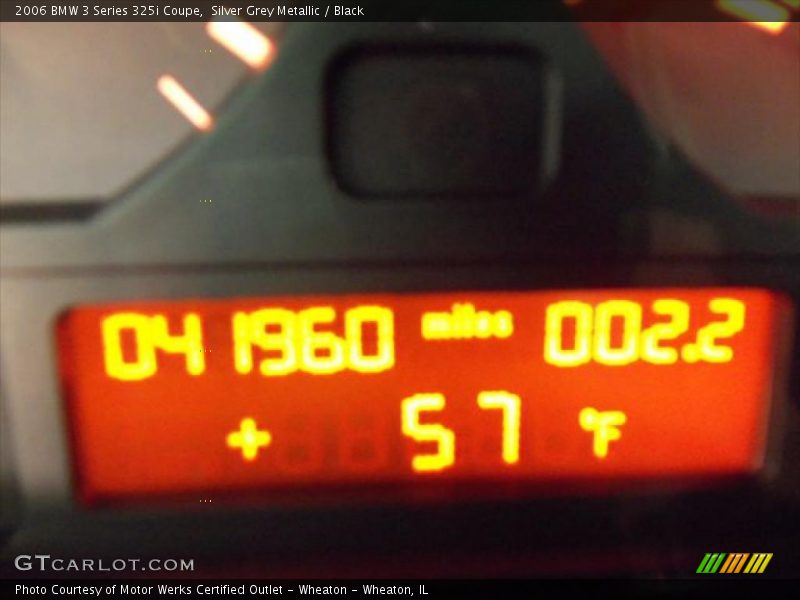 Silver Grey Metallic / Black 2006 BMW 3 Series 325i Coupe