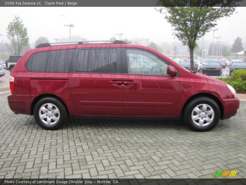 Claret Red / Beige 2006 Kia Sedona LX