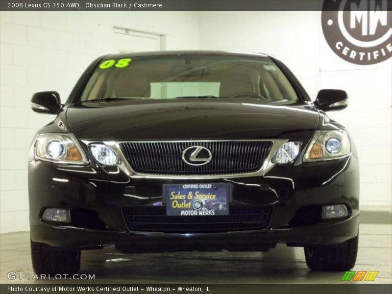 Obsidian Black / Cashmere 2008 Lexus GS 350 AWD