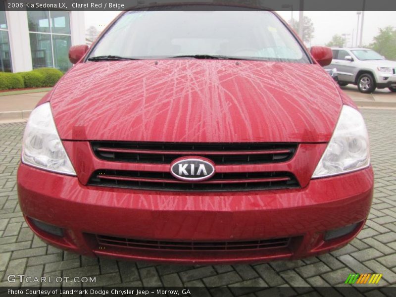 Claret Red / Beige 2006 Kia Sedona LX