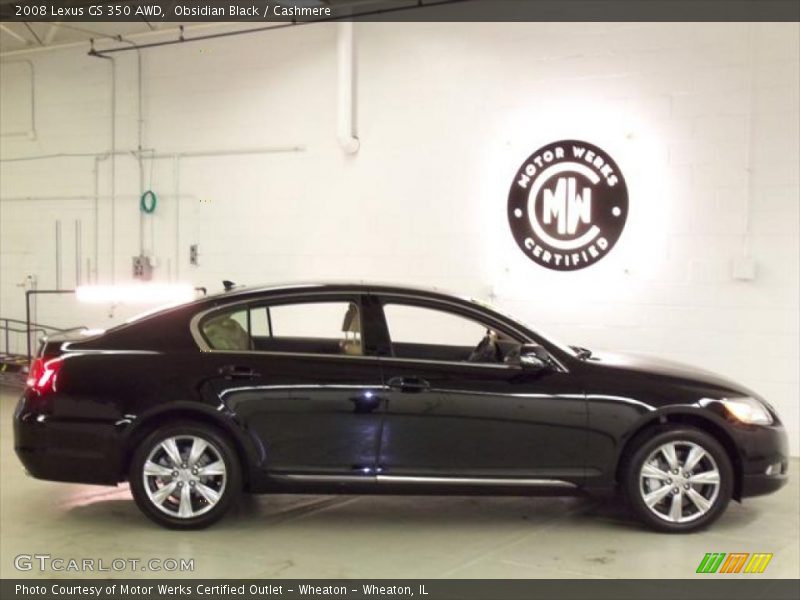 Obsidian Black / Cashmere 2008 Lexus GS 350 AWD