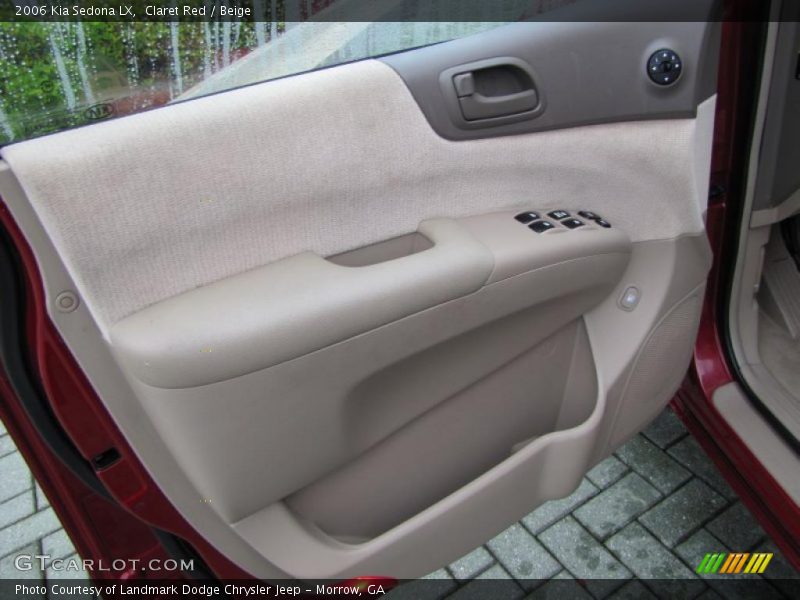 Claret Red / Beige 2006 Kia Sedona LX