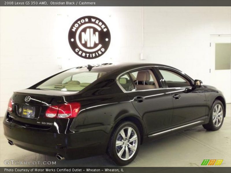 Obsidian Black / Cashmere 2008 Lexus GS 350 AWD