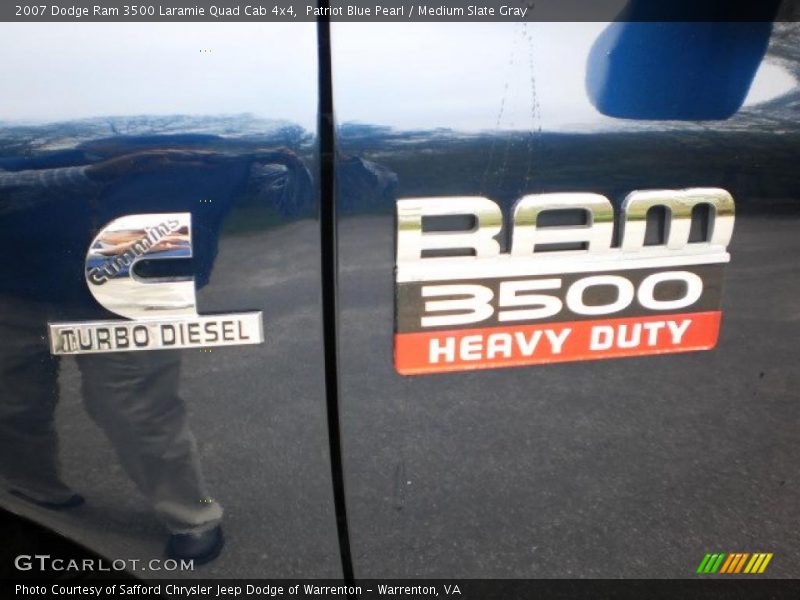  2007 Ram 3500 Laramie Quad Cab 4x4 Logo