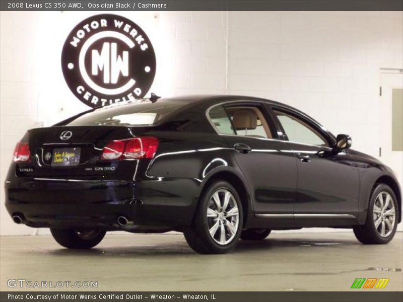 Obsidian Black / Cashmere 2008 Lexus GS 350 AWD