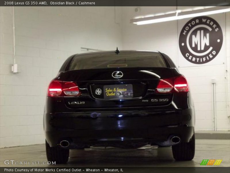 Obsidian Black / Cashmere 2008 Lexus GS 350 AWD