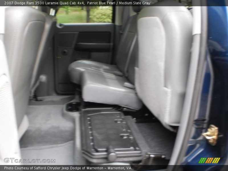 Patriot Blue Pearl / Medium Slate Gray 2007 Dodge Ram 3500 Laramie Quad Cab 4x4