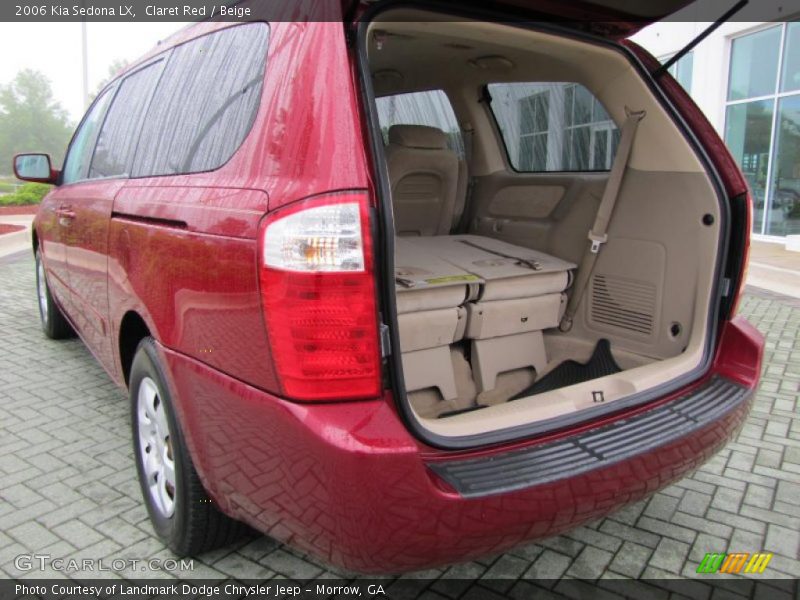 Claret Red / Beige 2006 Kia Sedona LX