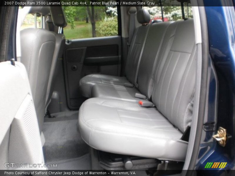  2007 Ram 3500 Laramie Quad Cab 4x4 Medium Slate Gray Interior