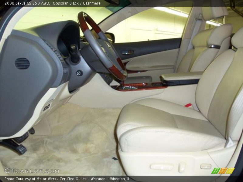 Obsidian Black / Cashmere 2008 Lexus GS 350 AWD