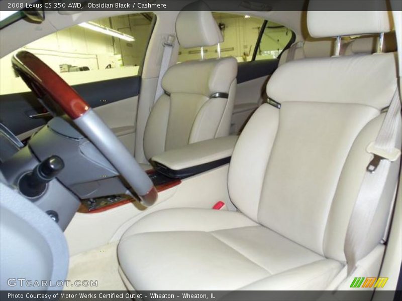Obsidian Black / Cashmere 2008 Lexus GS 350 AWD
