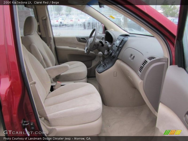 Claret Red / Beige 2006 Kia Sedona LX