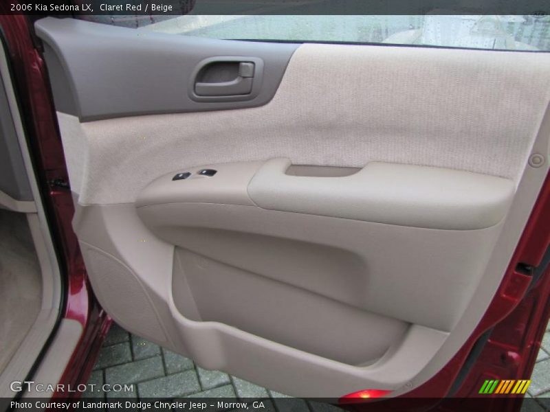 Claret Red / Beige 2006 Kia Sedona LX