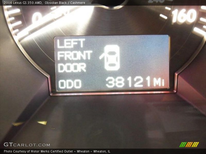 Obsidian Black / Cashmere 2008 Lexus GS 350 AWD