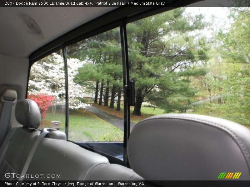 Patriot Blue Pearl / Medium Slate Gray 2007 Dodge Ram 3500 Laramie Quad Cab 4x4