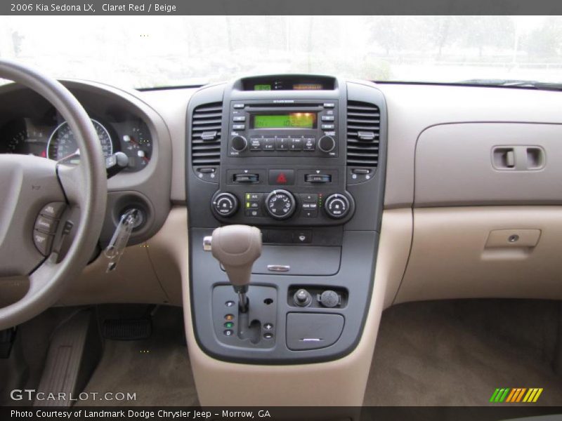 Claret Red / Beige 2006 Kia Sedona LX