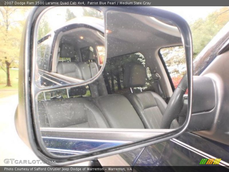 Patriot Blue Pearl / Medium Slate Gray 2007 Dodge Ram 3500 Laramie Quad Cab 4x4