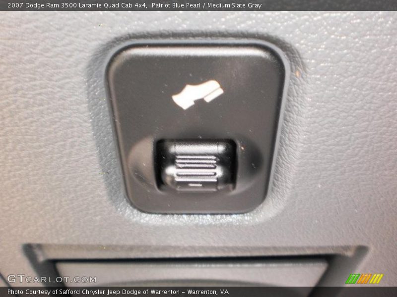 Patriot Blue Pearl / Medium Slate Gray 2007 Dodge Ram 3500 Laramie Quad Cab 4x4