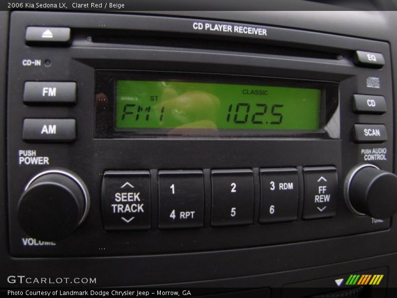 Claret Red / Beige 2006 Kia Sedona LX