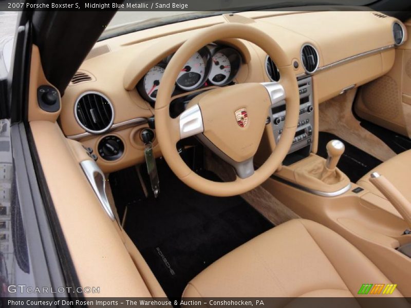  2007 Boxster S Sand Beige Interior