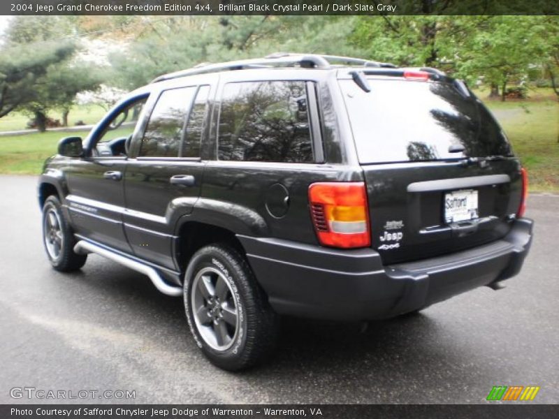 Brillant Black Crystal Pearl / Dark Slate Gray 2004 Jeep Grand Cherokee Freedom Edition 4x4