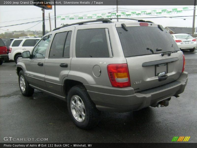 Silverstone Metallic / Taupe 2000 Jeep Grand Cherokee Laredo 4x4