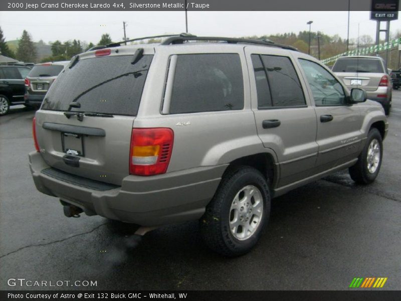 Silverstone Metallic / Taupe 2000 Jeep Grand Cherokee Laredo 4x4