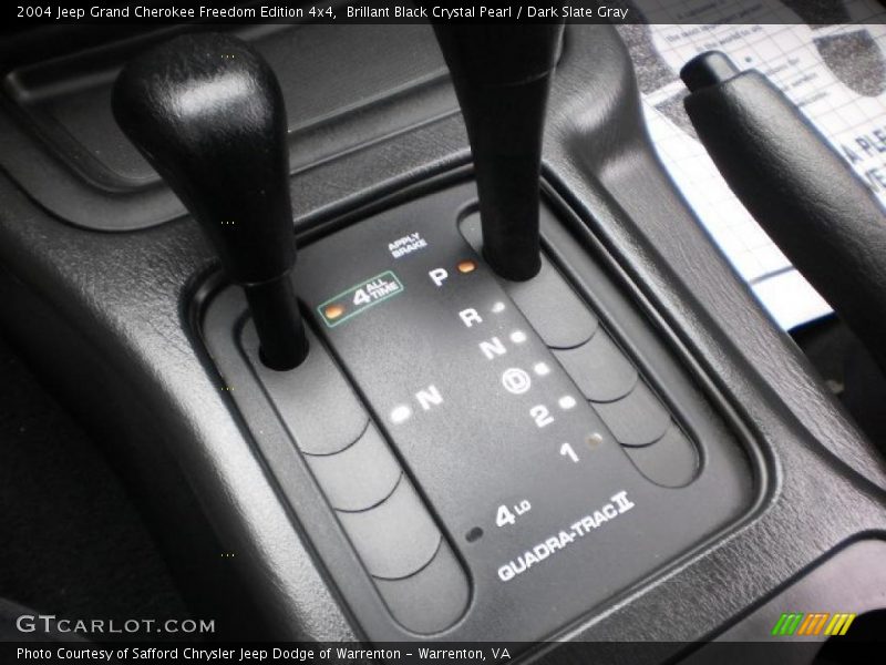  2004 Grand Cherokee Freedom Edition 4x4 5 Speed Automatic Shifter