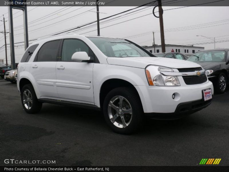 Summit White / Light Gray 2008 Chevrolet Equinox LT AWD