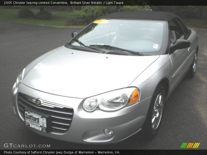 Brilliant Silver Metallic / Light Taupe 2005 Chrysler Sebring Limited Convertible