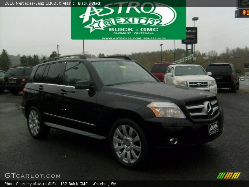Black / Black 2010 Mercedes-Benz GLK 350 4Matic