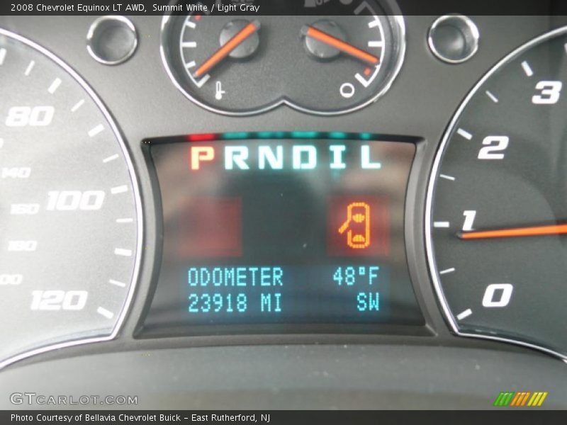 Summit White / Light Gray 2008 Chevrolet Equinox LT AWD
