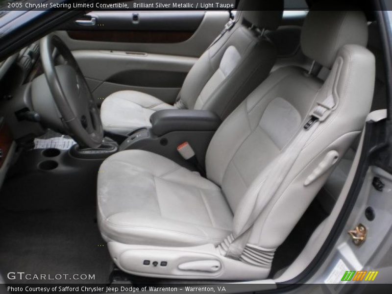  2005 Sebring Limited Convertible Light Taupe Interior