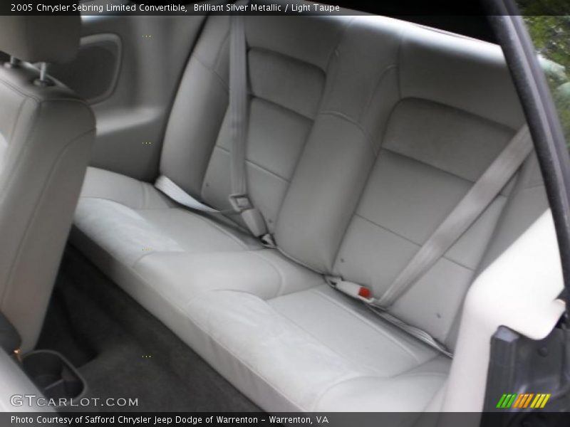  2005 Sebring Limited Convertible Light Taupe Interior