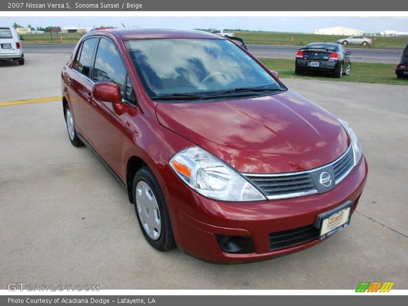 Sonoma Sunset / Beige 2007 Nissan Versa S