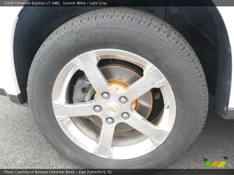 Summit White / Light Gray 2008 Chevrolet Equinox LT AWD