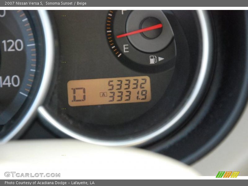 Sonoma Sunset / Beige 2007 Nissan Versa S