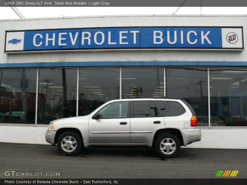 Silver Mist Metallic / Light Gray 2008 GMC Envoy SLT 4x4