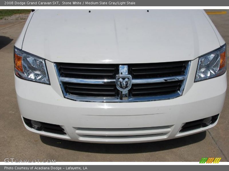 Stone White / Medium Slate Gray/Light Shale 2008 Dodge Grand Caravan SXT