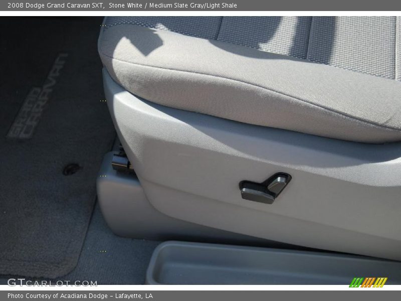 Stone White / Medium Slate Gray/Light Shale 2008 Dodge Grand Caravan SXT