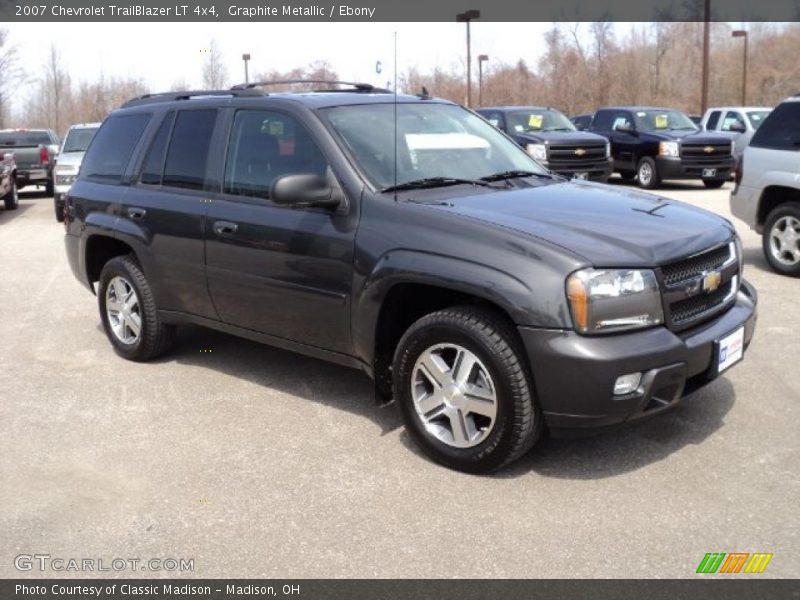 Graphite Metallic / Ebony 2007 Chevrolet TrailBlazer LT 4x4