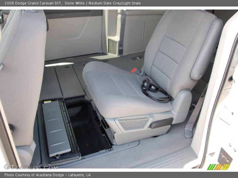 Stone White / Medium Slate Gray/Light Shale 2008 Dodge Grand Caravan SXT