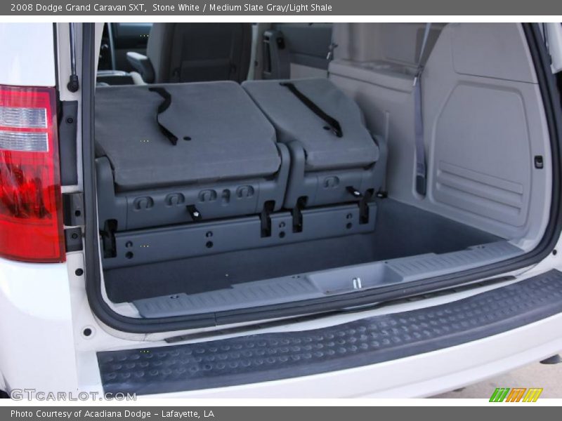Stone White / Medium Slate Gray/Light Shale 2008 Dodge Grand Caravan SXT