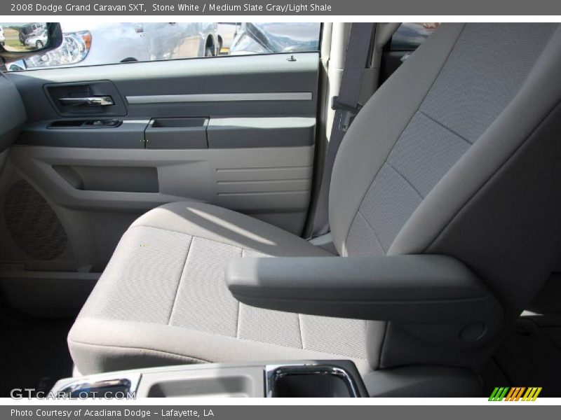 Stone White / Medium Slate Gray/Light Shale 2008 Dodge Grand Caravan SXT