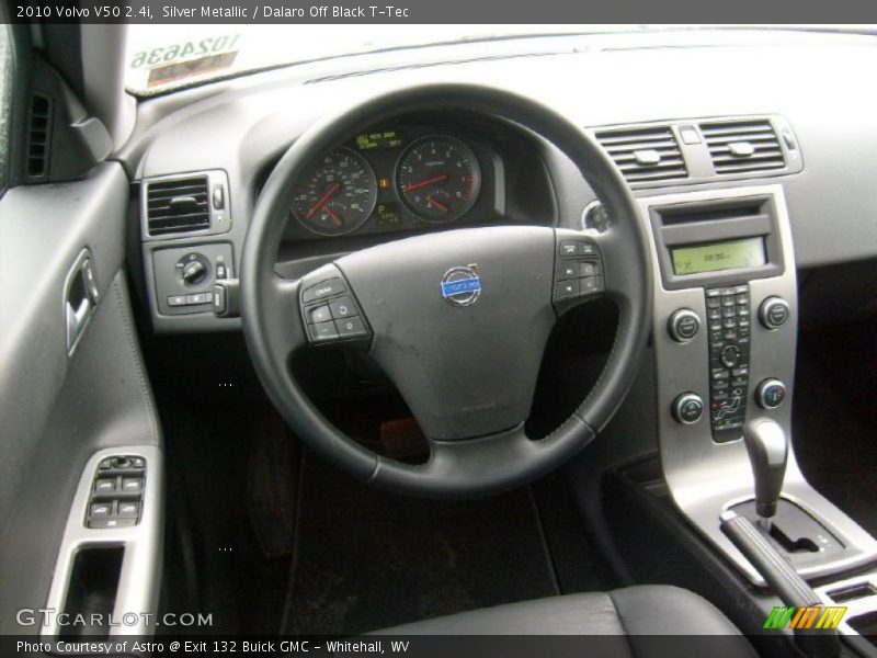 Silver Metallic / Dalaro Off Black T-Tec 2010 Volvo V50 2.4i