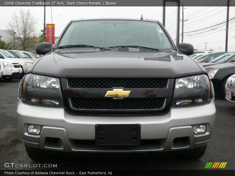 Dark Cherry Metallic / Ebony 2008 Chevrolet TrailBlazer LT 4x4