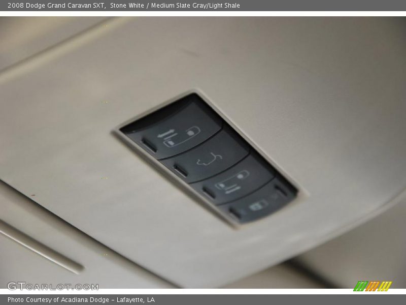 Stone White / Medium Slate Gray/Light Shale 2008 Dodge Grand Caravan SXT