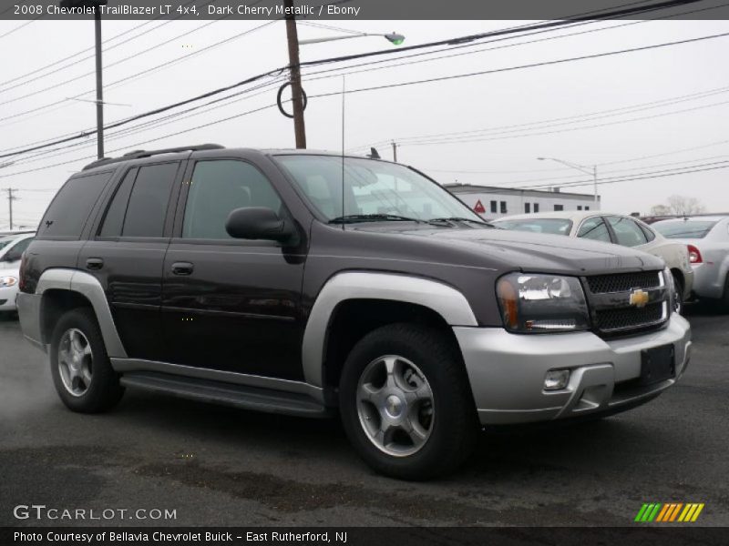 Dark Cherry Metallic / Ebony 2008 Chevrolet TrailBlazer LT 4x4